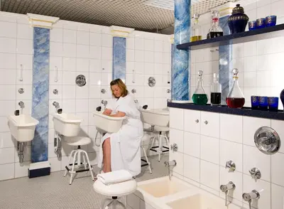 Ein Badezimmer in der Unterkunft Hotel & Spa Fontenay
