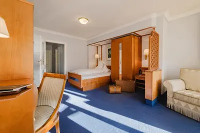 Ein Bett oder Betten in einem Zimmer der Unterkunft Hotel & Spa Fontenay