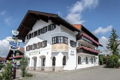 Das Gebäude in dem sich das Hotel befindet