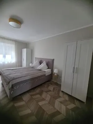 Ein Bett oder Betten in einem Zimmer der Unterkunft Highfield 2 rooms Apartment