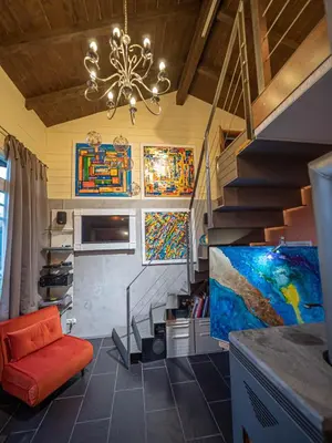 Grundriss der Unterkunft Kunst im Loft