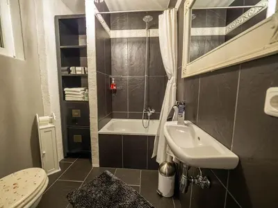 Ein Badezimmer in der Unterkunft Kunst im Loft