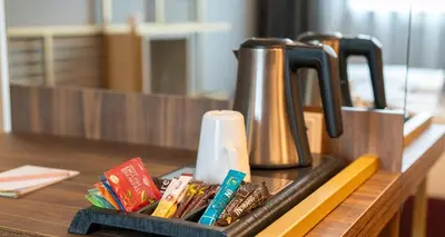 Kaffee-/Teezubehör in der Unterkunft PLAZA Premium München