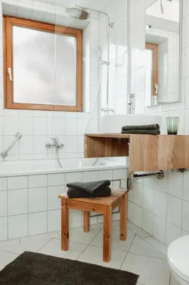 Ein Badezimmer in der Unterkunft Ferienwohnung Christine Fischer