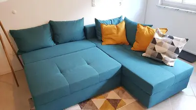 Ein Sitzbereich in der Unterkunft Apartment Charly - Aktivurlaub im Herzen Bayerns