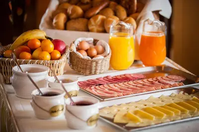 Essen im Hotel oder in der Nähe