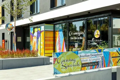 Ein Zertifikat, Auszeichnung, Logo oder anderes Dokument, das in der Unterkunft Rioca Munich Posto 3 ausgestellt ist