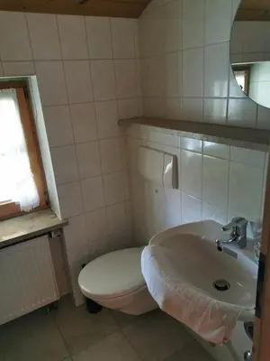 Ein Badezimmer in der Unterkunft Feichten-Hof Zuhaus Familie Zaiser