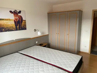 Ein Bett oder Betten in einem Zimmer der Unterkunft Haus Lechbruck
