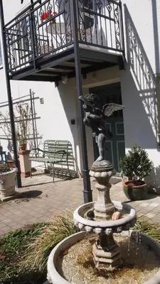 Ein Balkon oder eine Terrasse in der Unterkunft Im Juchhe