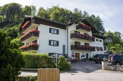 Das Gebäude in dem sich das Hotel befindet
