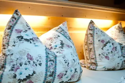 Ein Bett oder Betten in einem Zimmer der Unterkunft Hoderhof