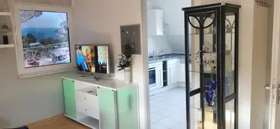 Küche/Küchenzeile in der Unterkunft München großzügige Wohnung sehr ruhig
