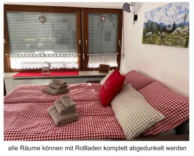 Ein Bett oder Betten in einem Zimmer der Unterkunft AlpenKastl