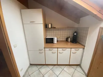Küche/Küchenzeile in der Unterkunft Ferienwohnung Hubertus