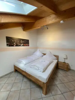 Ein Sitzbereich in der Unterkunft Ferienwohnung Juliane