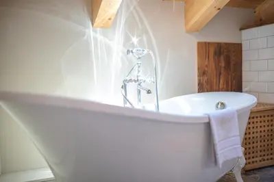 Ein Badezimmer in der Unterkunft Haus Ludwig Alpenkrähe