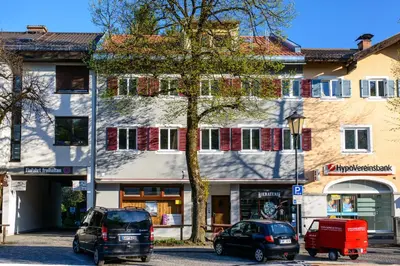 Das Gebäude in dem sich die Ferienwohnung befindet