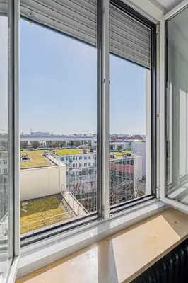 Ein Balkon oder eine Terrasse in der Unterkunft Hotel Stachus