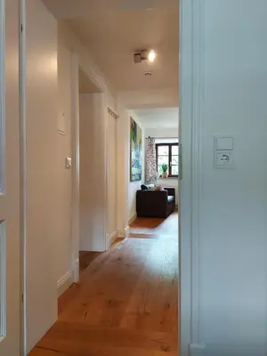 Ein Bett oder Betten in einem Zimmer der Unterkunft Marxhof Seebruck am Chiemsee