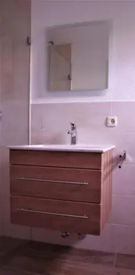 Ein Badezimmer in der Unterkunft Gästehaus Lödermann
