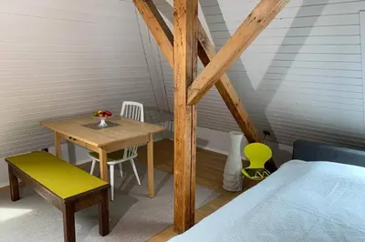 Ein Bett oder Betten in einem Zimmer der Unterkunft 2-Zimmer-Apartment in München