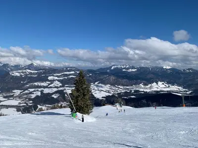 Ferienwohnung Bergblick im Winter
