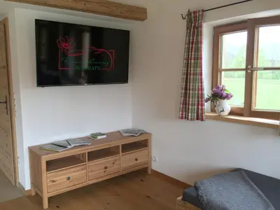 TV/Unterhaltungsangebot in der Unterkunft Ferienwohnung Sundratn