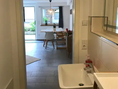 Grundriss der Unterkunft Ferienwohnung im Zentrum