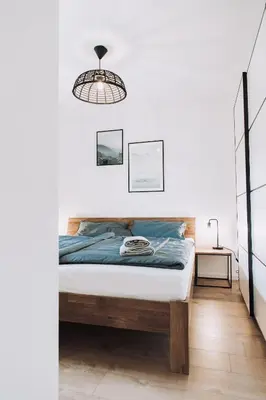 Ein Bett oder Betten in einem Zimmer der Unterkunft Mountain Mama Ferienhaus
