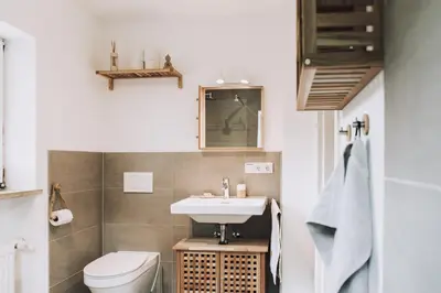 Ein Badezimmer in der Unterkunft Mountain Mama Ferienhaus