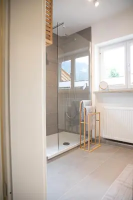 Ein Badezimmer in der Unterkunft Mountain Mama Ferienhaus