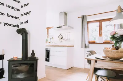 Küche/Küchenzeile in der Unterkunft Mountain Mama Ferienhaus