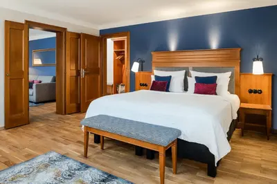 Ein Bett oder Betten in einem Zimmer der Unterkunft Hotel Gut Ising