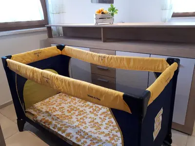 Ein Bett oder Betten in einem Zimmer der Unterkunft Ferienwohnungen Herbst