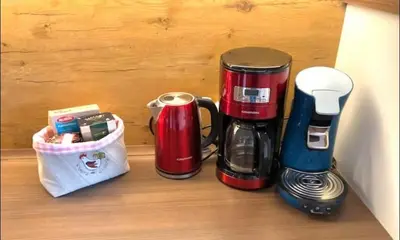 Kaffee-/Teezubehör in der Unterkunft Ferienwohnung Heuberg