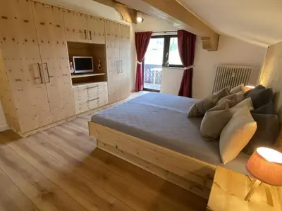 Ein Sitzbereich in der Unterkunft Ferienwohnung Heuberg