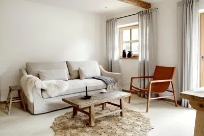 Ein Sitzbereich in der Unterkunft Der Schmiedhof