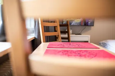Ein Bett oder Betten in einem Zimmer der Unterkunft Atempause