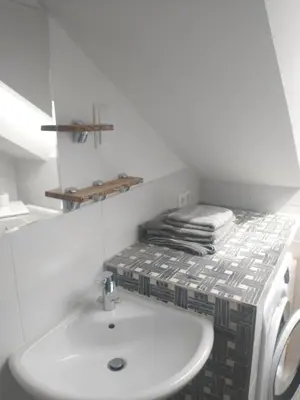 Ein Badezimmer in der Unterkunft Bad Aibling City Apartment DG