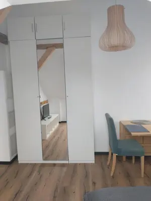 Küche/Küchenzeile in der Unterkunft Bad Aibling City Apartment DG