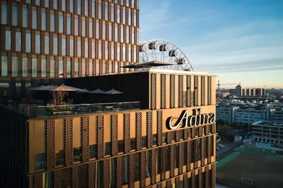 Das Gebäude in dem sich das Aparthotel befindet