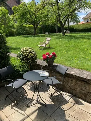 Ein Garten an der Unterkunft Boutique Hotel SEITNER HOF München Pullach