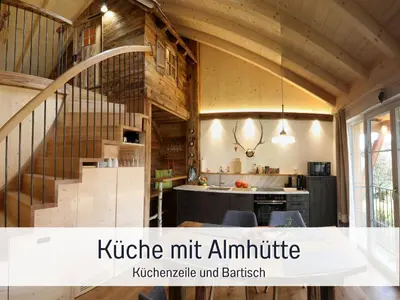 Grundriss der Unterkunft Ferienwohnung BirkenNEST-Sauna-Freisitz-Almhütte