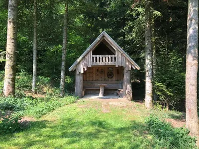 Ein Garten an der Unterkunft Siebler Übernachtungen am Bauernhof