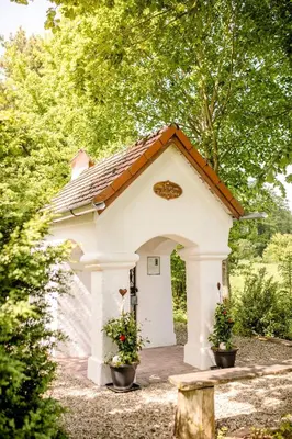Das Gebäude in dem sich die Ferienwohnung befindet