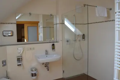 Ein Badezimmer in der Unterkunft Hotel Daimerwirt
