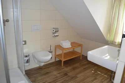 Ein Badezimmer in der Unterkunft Hotel Daimerwirt