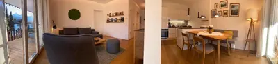 Küche/Küchenzeile in der Unterkunft LUNA Mountain Lodge Garmisch