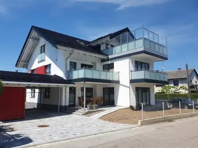 Das Gebäude in dem sich die Ferienwohnung befindet